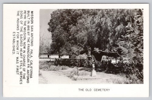 Postcard rppc california pala - postcard,