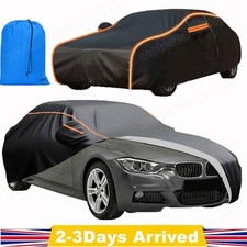 Waterproof Car Cover 6 Layer Heavy Duty Cotton Lined UV Protection Multiple Size