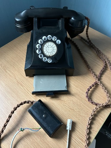 Black bakelite atm - bakelite,