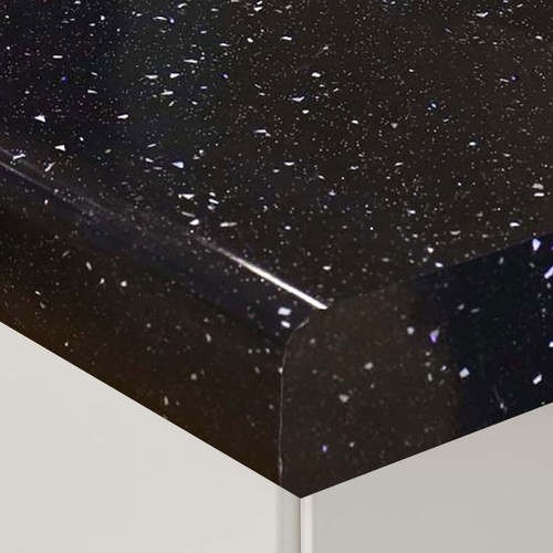 Black sparkle kitchen worktop - sparkle,