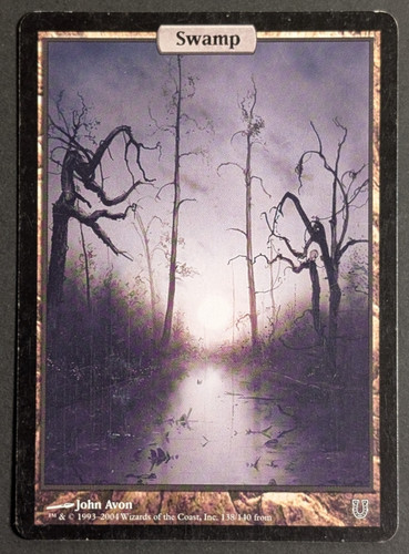 Mtg card swamp - 1x,