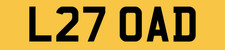 LOAD NUMBER PLATE L27 OAD SKIP