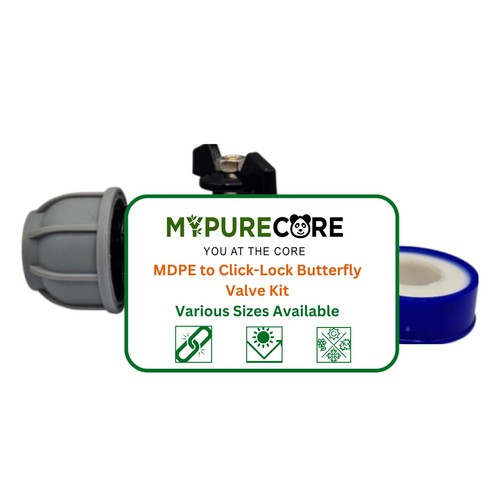 Mdpe click lock butterfly - click-lock,