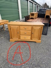 Light solid oak wood furniture