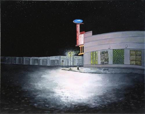 16x12 giclee print signed - 16x12, bus