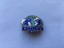 1955 BUTLINS SKEGNESS ENAMEL PIN BADGE