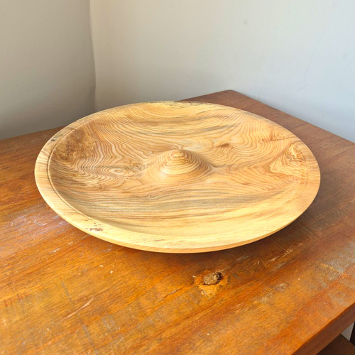 Spalted ash hand - turned, wooden