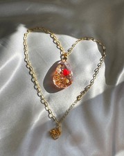 Handmade Resin Heart Necklace