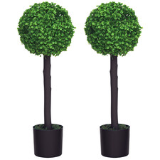 HOMCOM Set of 2 Potted