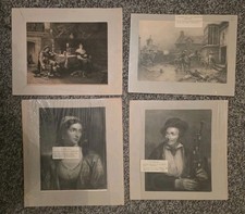 Vintage Art Prints Black And