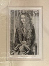 Ed Org – "Yseult of Brittany" (1993) – Signed Open Edition Art Print – Mounted