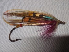 Vintage gut eyed salmon fly -