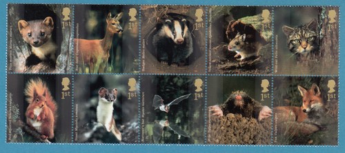 2004 woodland animals - gb, set