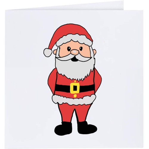 Father christmas greeting - christmas',