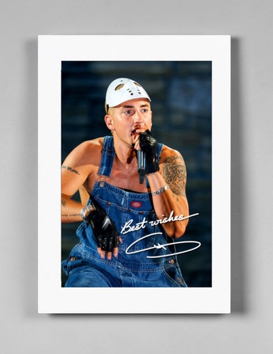 Eminem signed autograph - eminem, photo