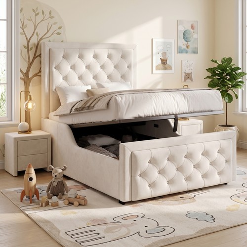Kids upholstered bed 3ft - upholstered,
