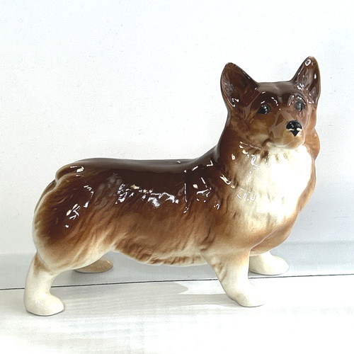Vintage dog ornament welsh - vintage,