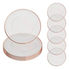 Glass Charger Plates Christmas
