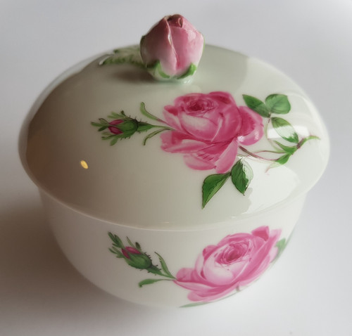 Antique meissen rose sugar - antique,