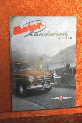 Motor rundschau auto - motor, (m)