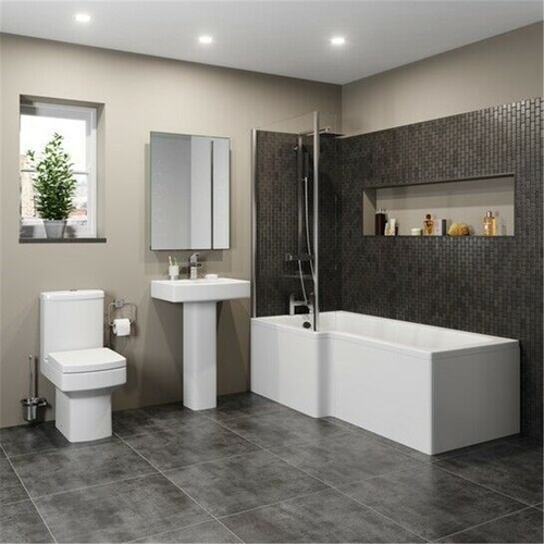 Modern bathroom suite - modern, 1600mm