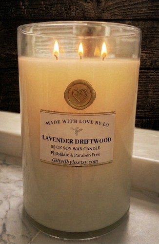 Jumbo candle lavender - candle,