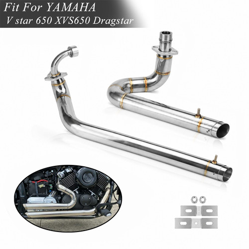 Chrome exhaust pipe muffler - exhaust,