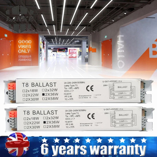 220 240v 2x36w - 220-240v, wide