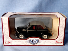 Saico 1:26 - Morris Minor 1000 Convertible in Black - Boxed New - Friction Drive