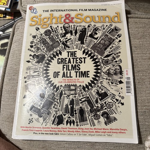 Sight sound greatest films - films, all
