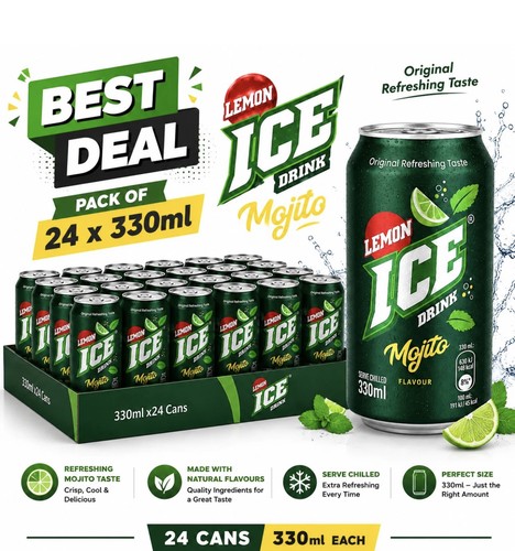 Ice mojito carbonated drink - ice,