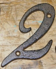 Rustic BROWN Cast Iron Metal