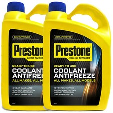 Prestone Coolant Antifreeze Ready to Use Universal Summer -37° to 129C 4L x2
