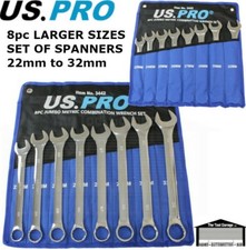 US PRO Jumbo Spanners 8pc Long