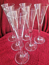 Champagne Flutes x 6 Glasses
