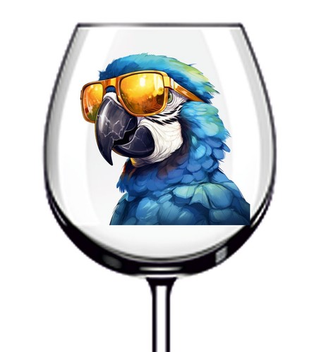 12x blue gold macaw parrot - blue,