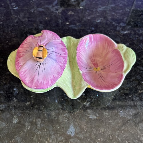 Vintage ceramic dish - ceramic, with