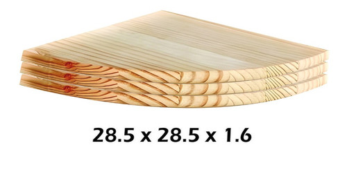 Wooden corner shelf - corner,