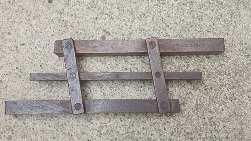 Antique wooden parallel link - wooden,