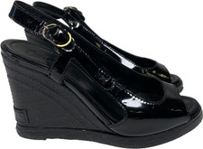 CHANEL Women’s Black Patent