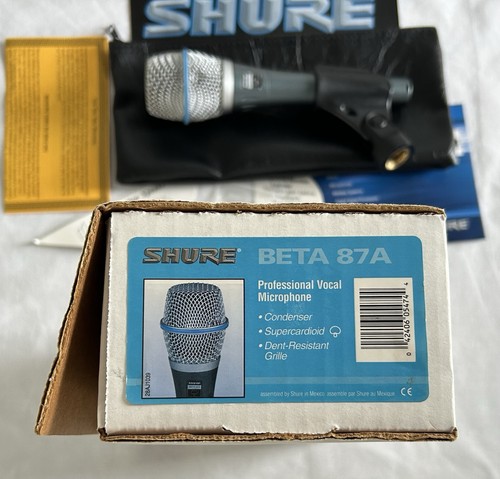 Shure beta 87a supercardioid - shure,