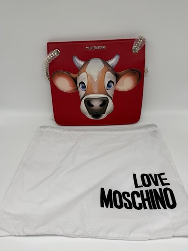 Love moschino cow print bag - moschino,