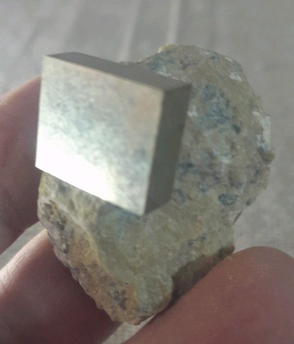 Iron pyrite cube crystal - iron,