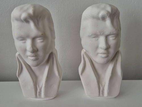Pair elvis presley plaster - elvis,