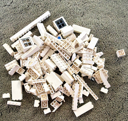 Lego white light grey mixed - white,