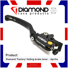 Diamond - 'Factory' Folding Front Brake Lever - Aprilia RSV4 APRC - 2009-2010
