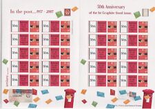 smiler sheet - in the post - 50th anniversary of the 1st graphite lined issue