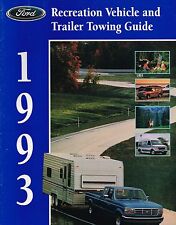 1993 FORD RV/Truck Tow Brochure:F Series,150,250,Class A MOTORHOME,CAMPER,BRONCO