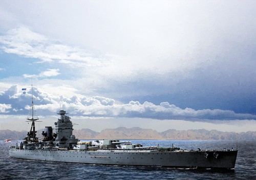 Hms rodney hand finished - hms,