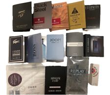 16 x Mens designer mini fragrance aftershave vials * stocking fillers*